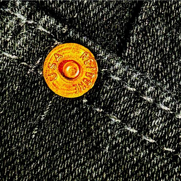 Re/Done 80s Slim Straight Fit High Rise Button Fly Jeans Pants 28 - Picture 9 of 14